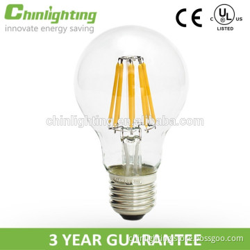 CE ROHS 360 Degree A60 7w E27 led light bulb Dimmable filament led bulb cool white